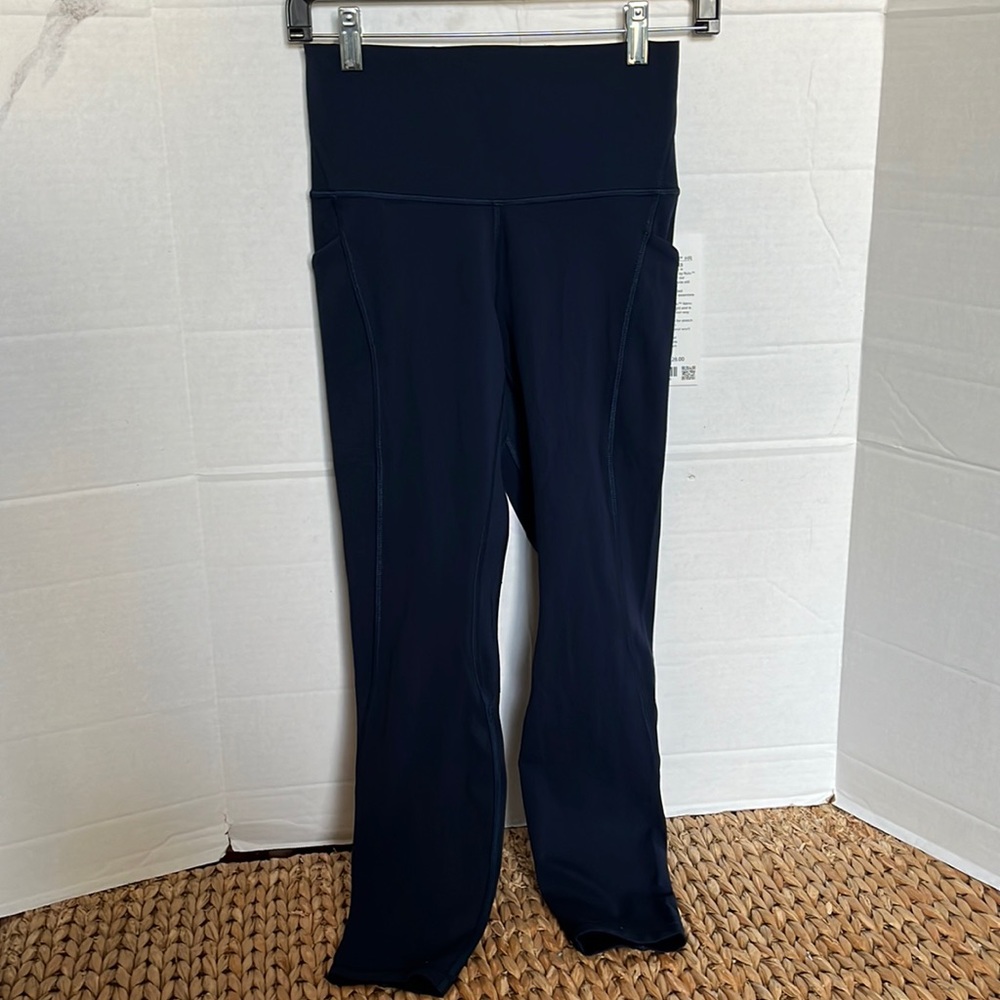 Lululemon Align HR Pant 25” Pockets True Navy Size 6 NEW with Tags